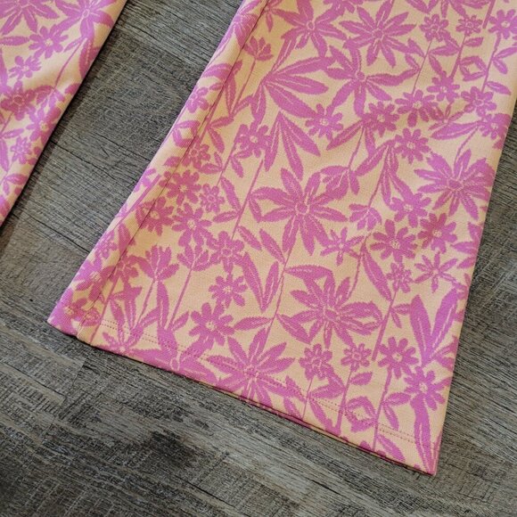 ZARA | Floral Flared Pants | Sz. M - Picture 3 of 6